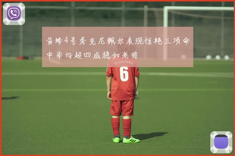 黄蜂4号秀克尼佩尔表现惊艳三项命中率均超四成稳如老将
